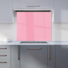Baby Pink Kitchen Splashback