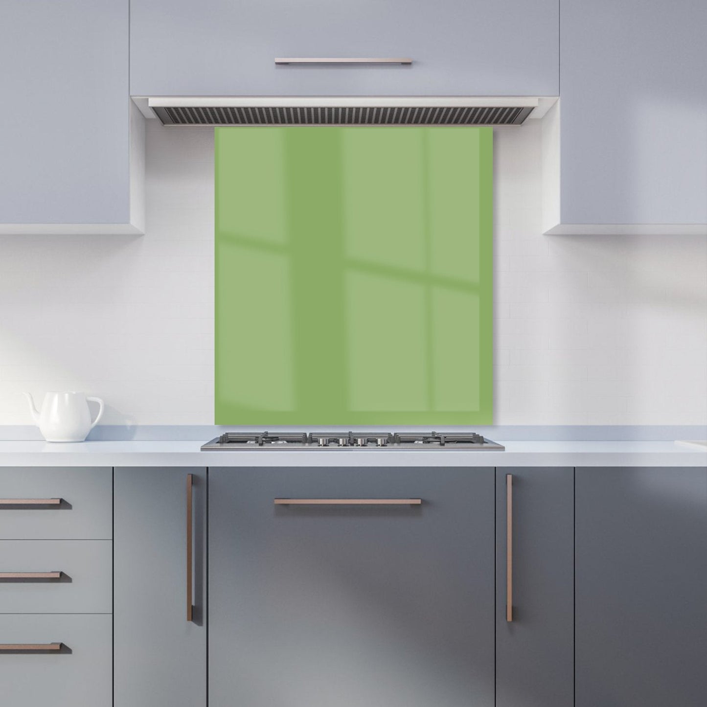 Thyme Green Kitchen Splashback