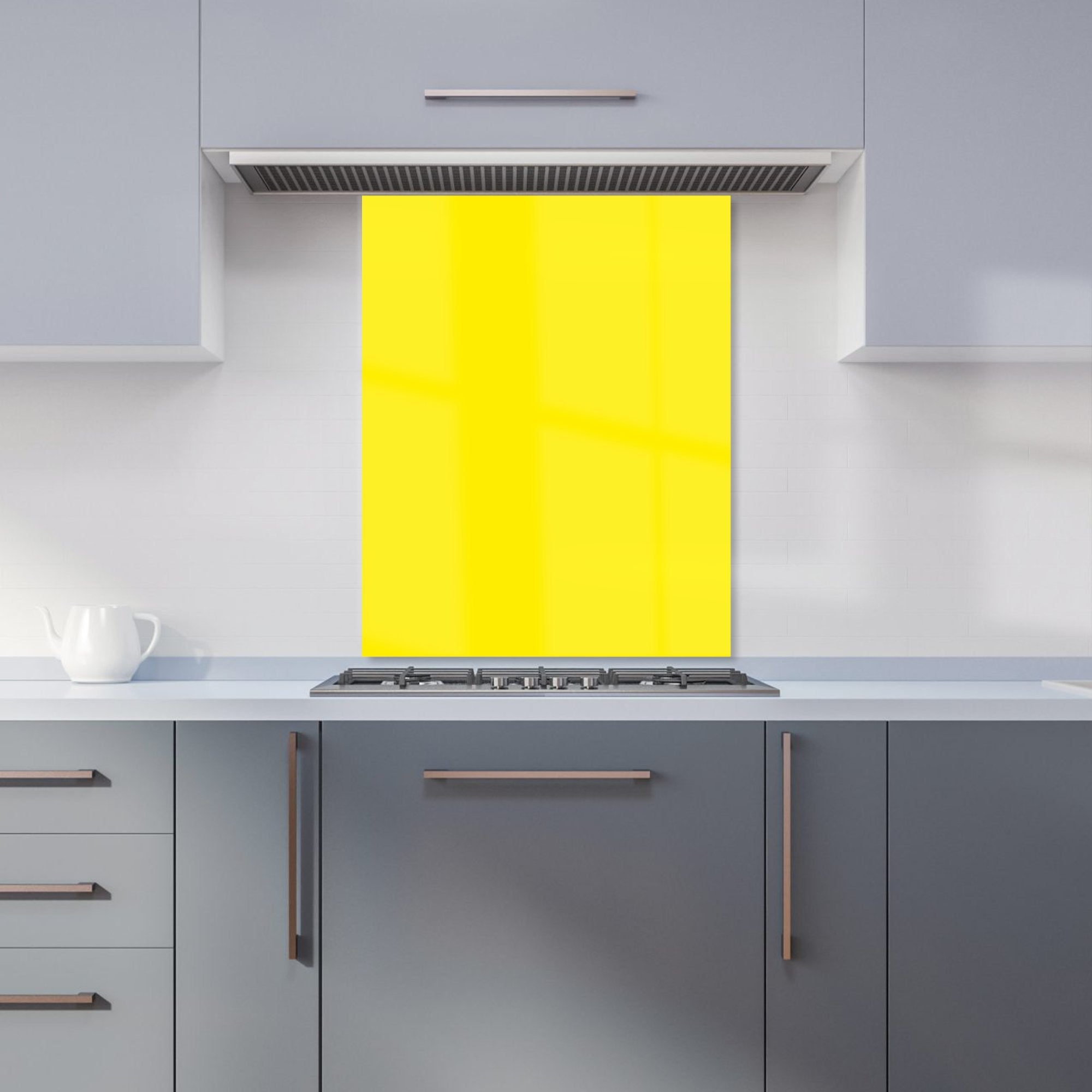 Sunshine Yellow Kitchen Splashback