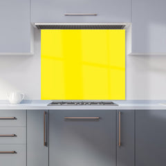 Sunshine Yellow Kitchen Splashback