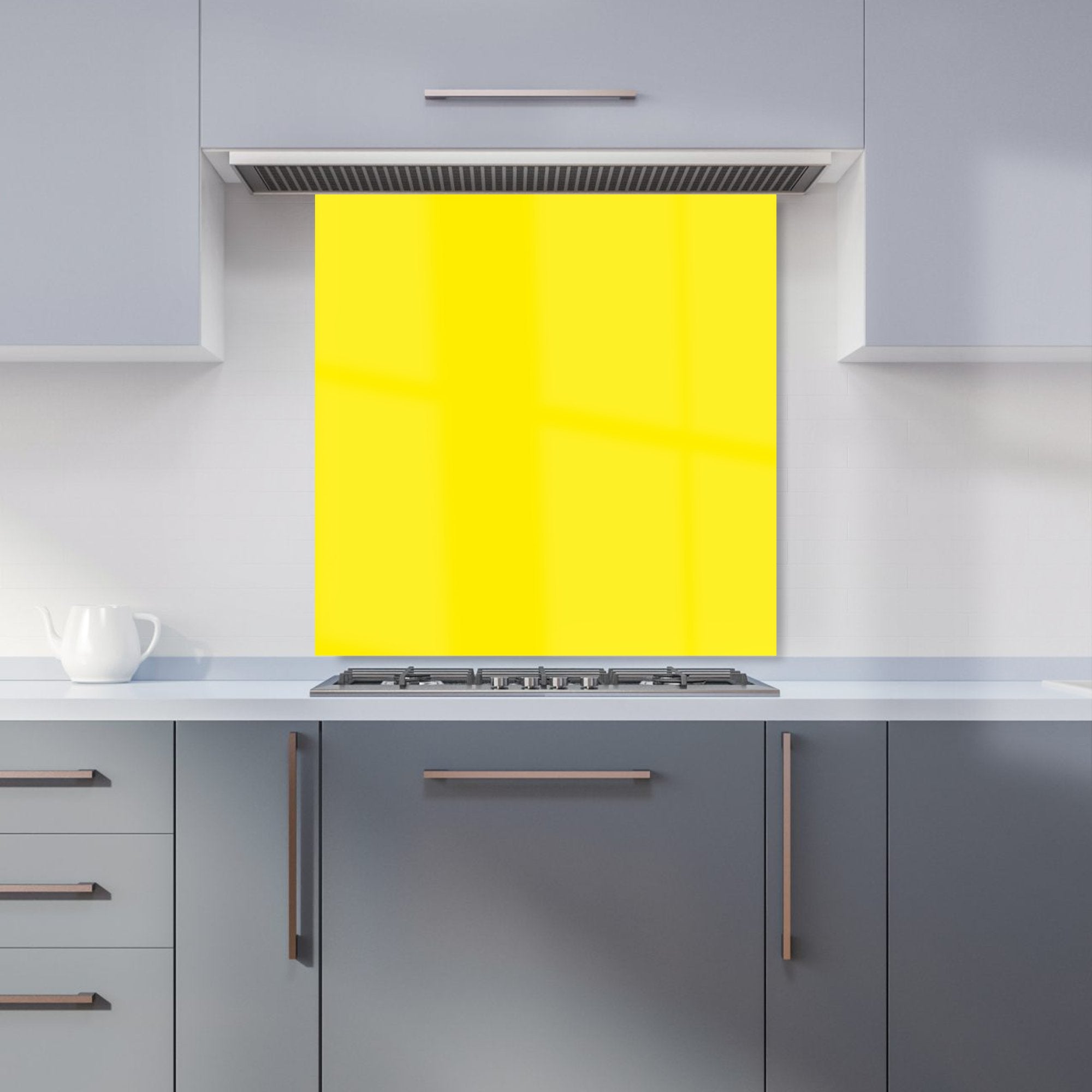 Sunshine Yellow Kitchen Splashback