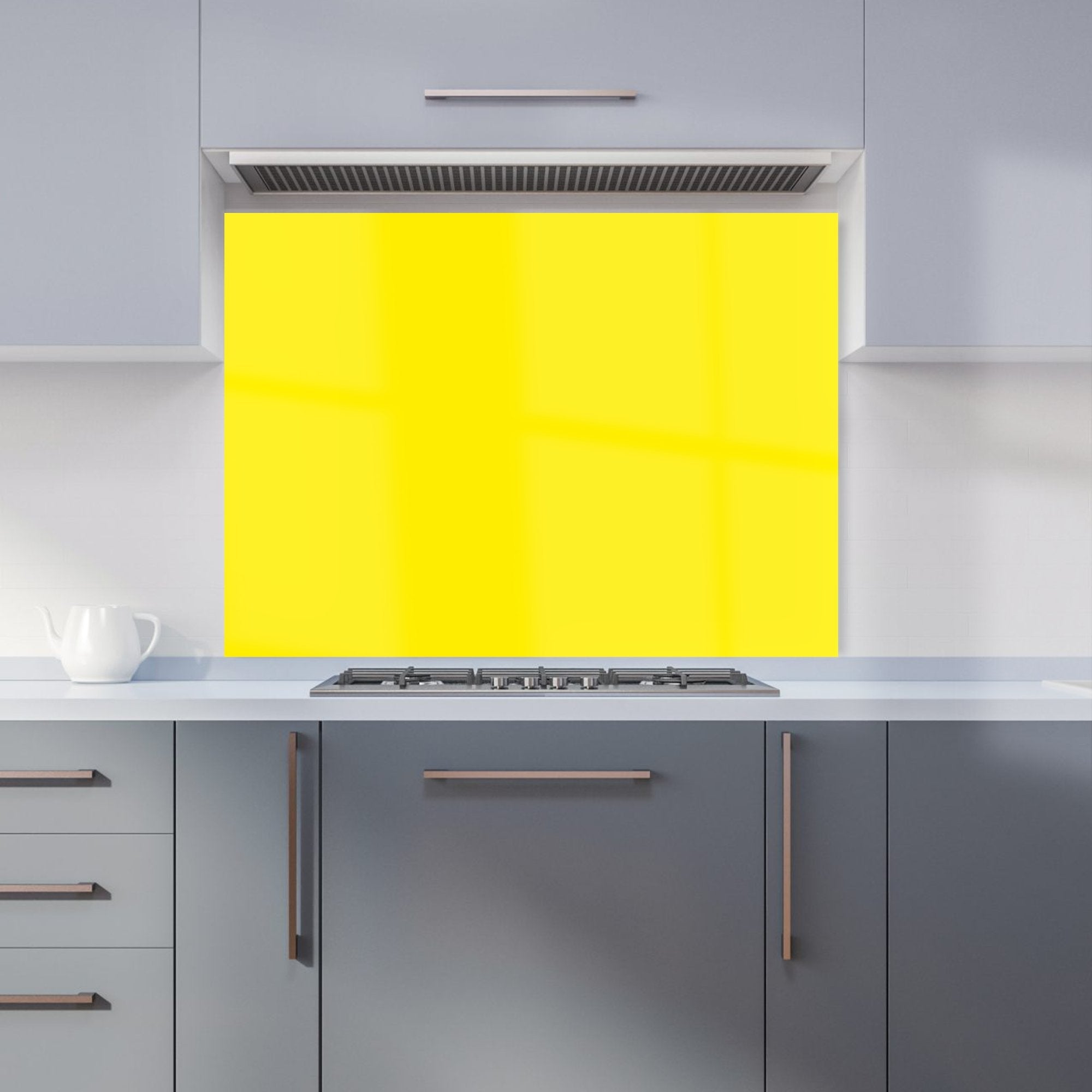 Sunshine Yellow Kitchen Splashback
