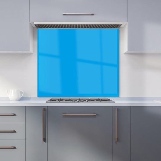 Electric Blue Kitchen Splashback