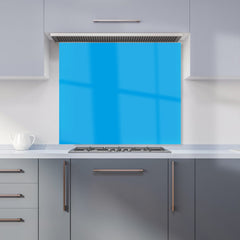 Electric Blue Kitchen Splashback