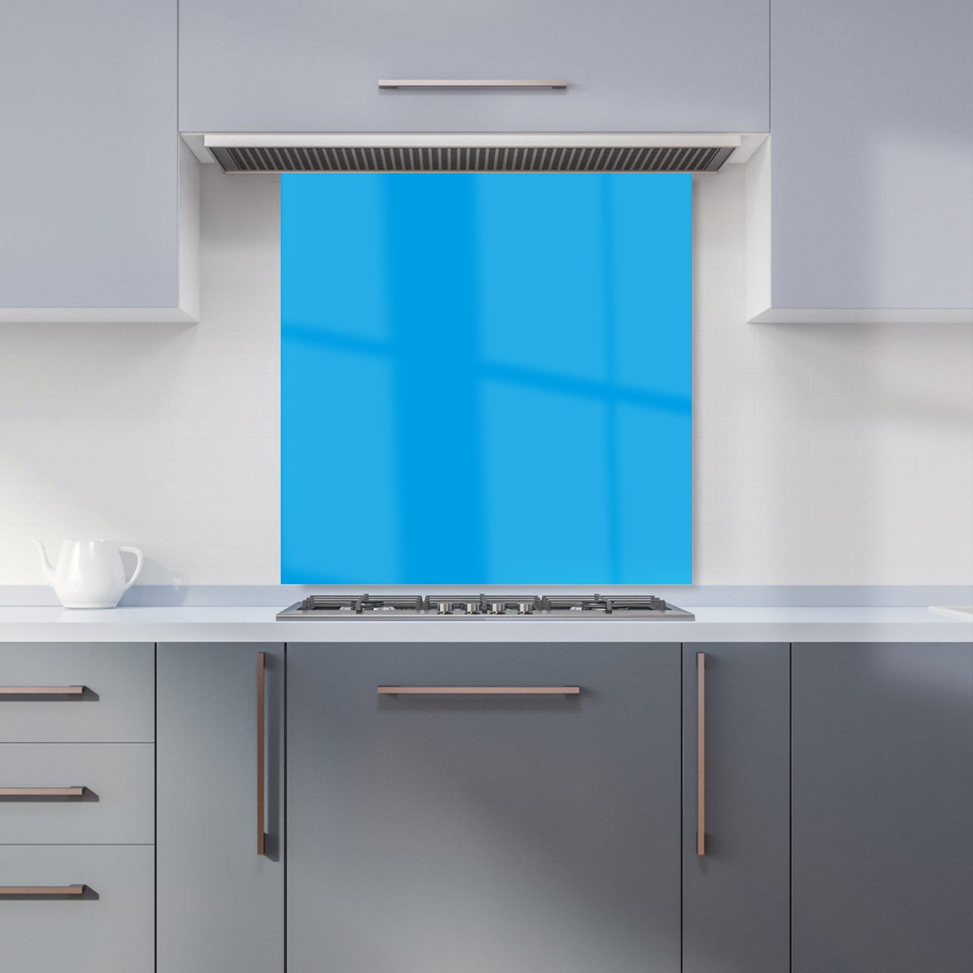 Electric Blue Kitchen Splashback