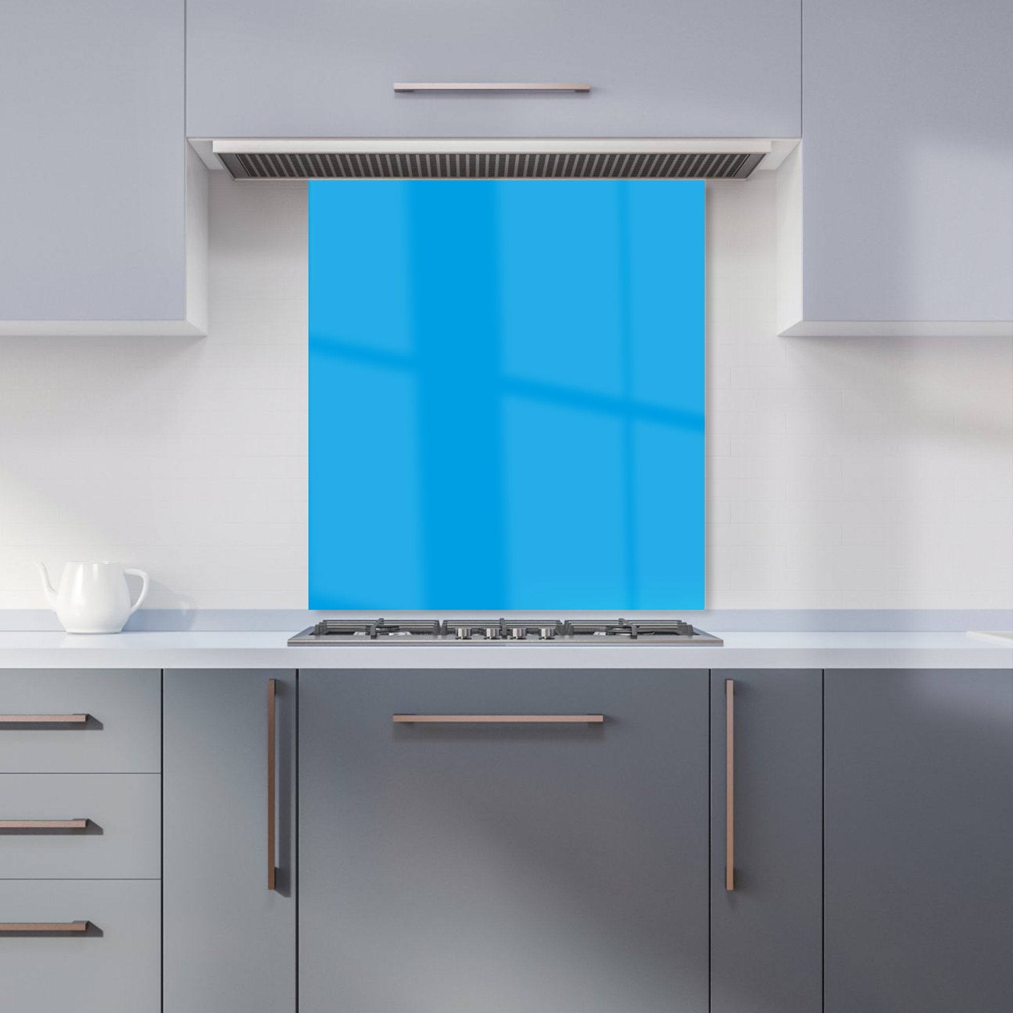 Electric Blue Kitchen Splashback