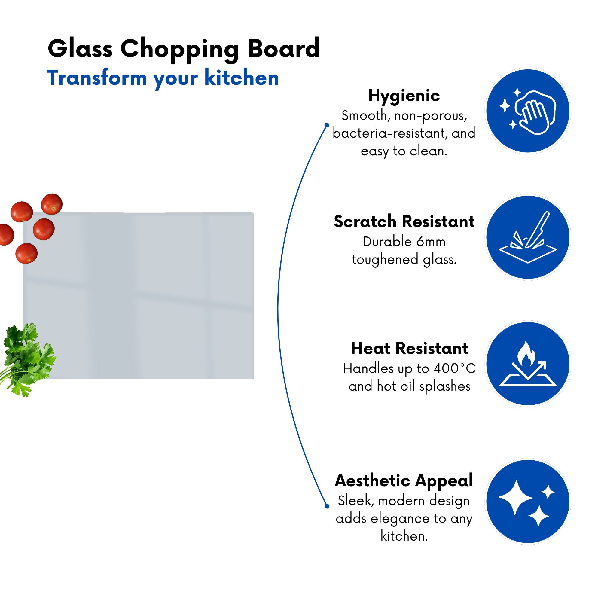 Ash Grey Chopping Board