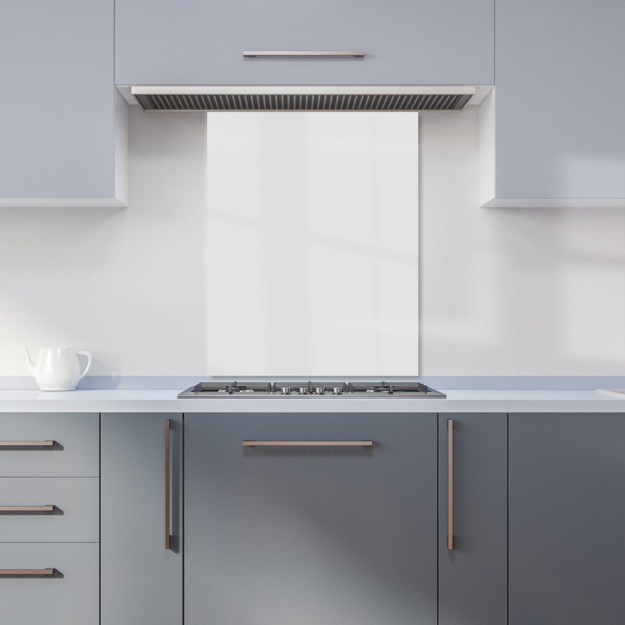 Pastel Grey Kitchen Splashback