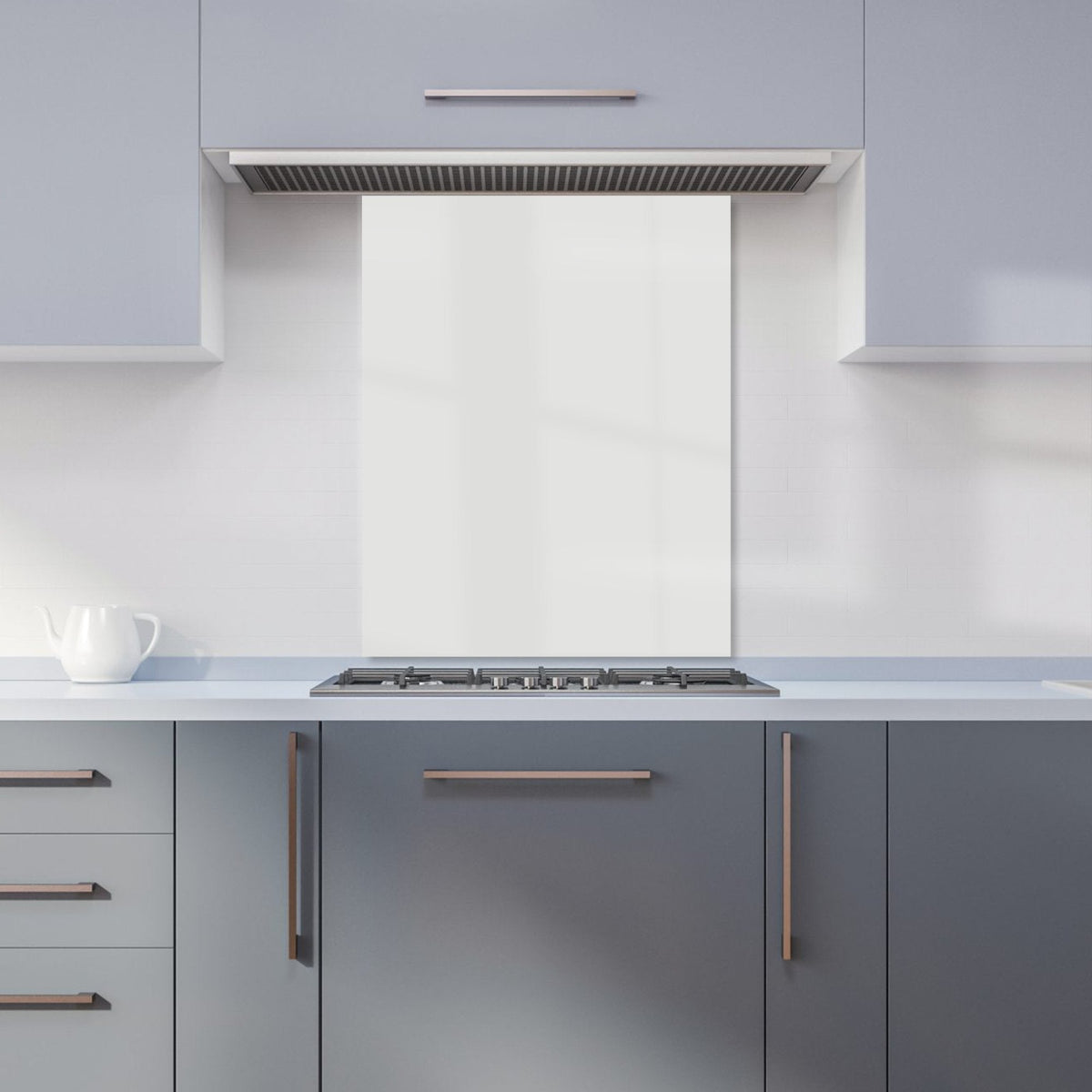 Pastel Grey Kitchen Splashback