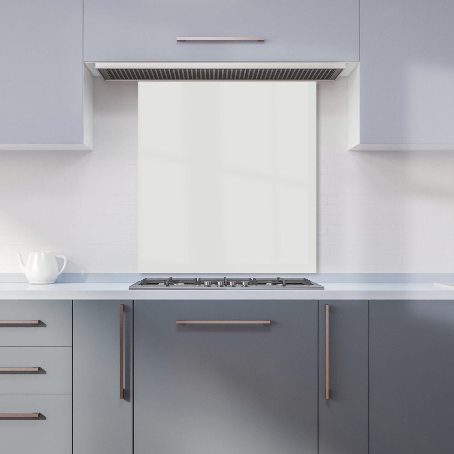 Pastel Grey Kitchen Splashback