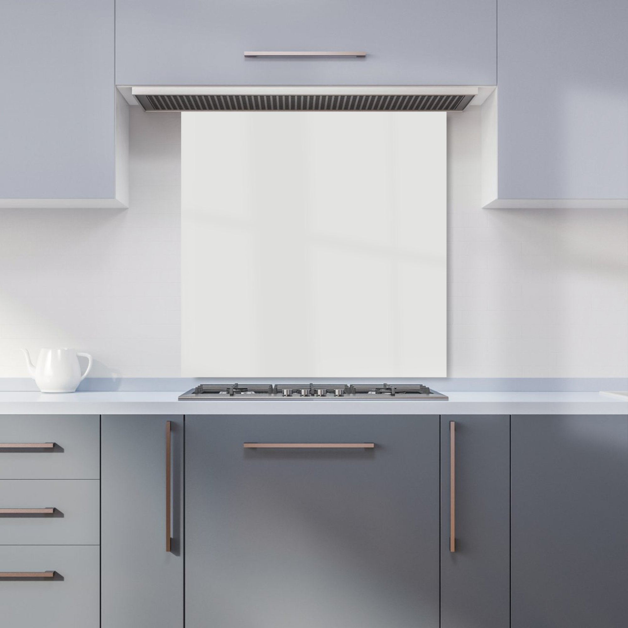 Pastel Grey Kitchen Splashback