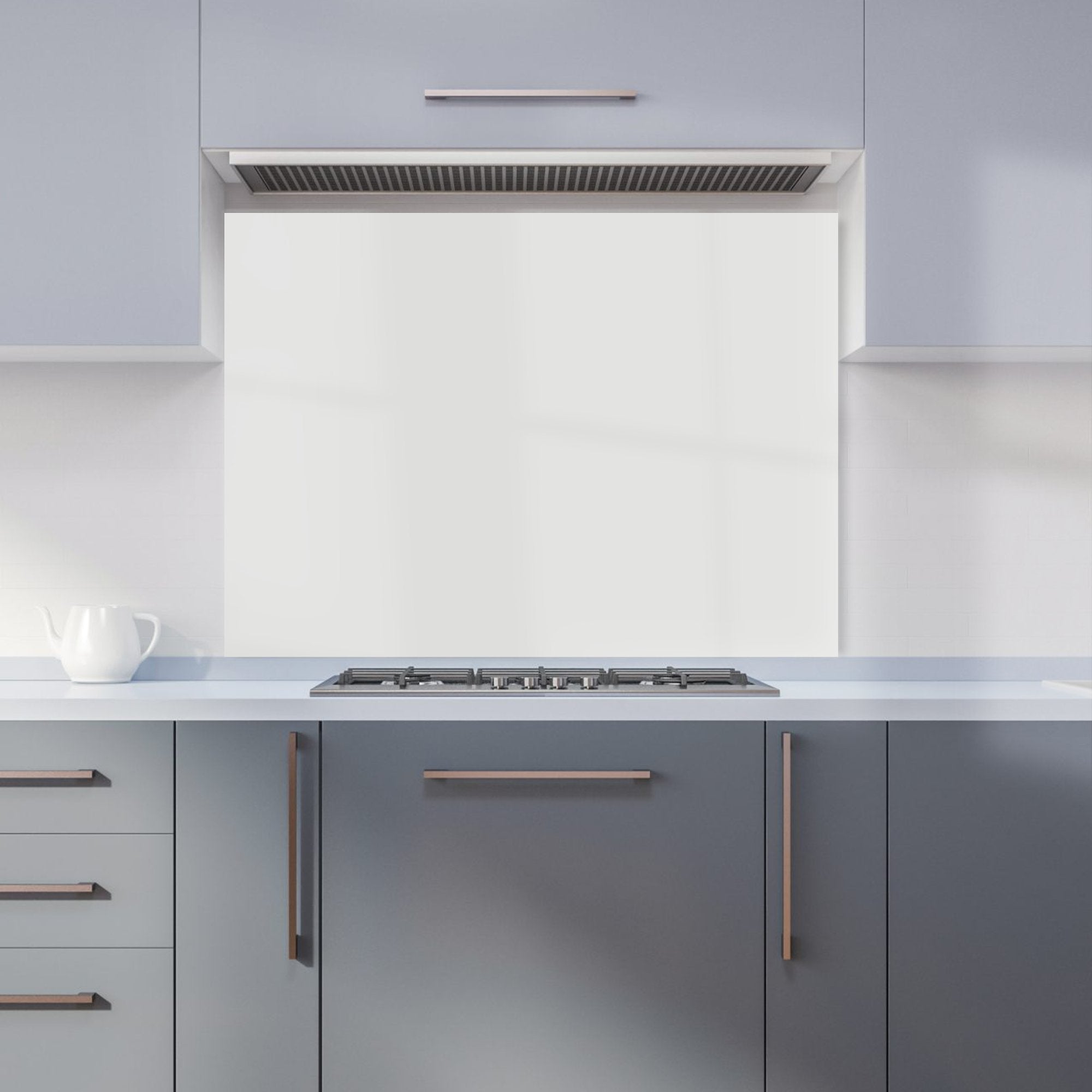 Pastel Grey Kitchen Splashback