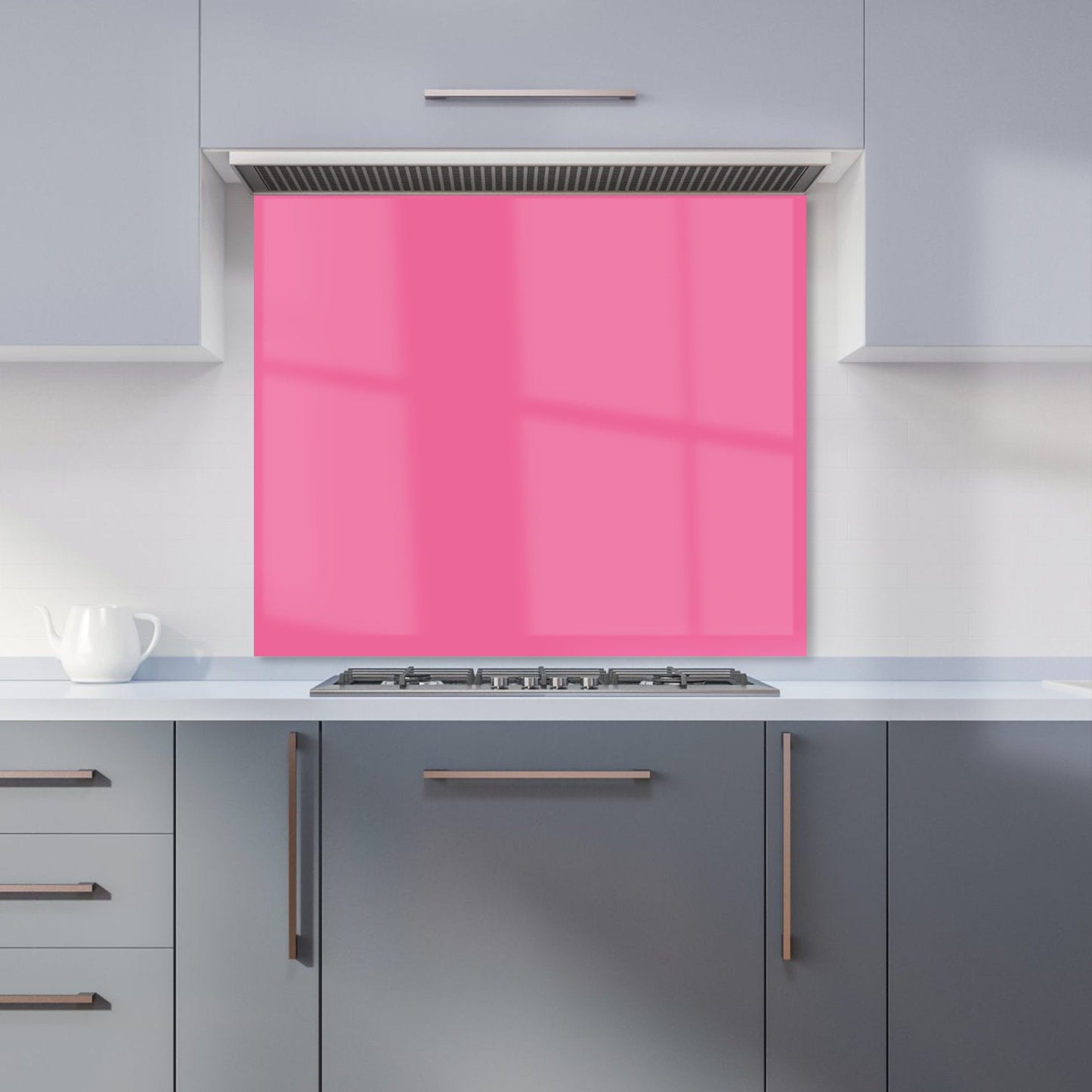 Hot Pink Kitchen Splashback