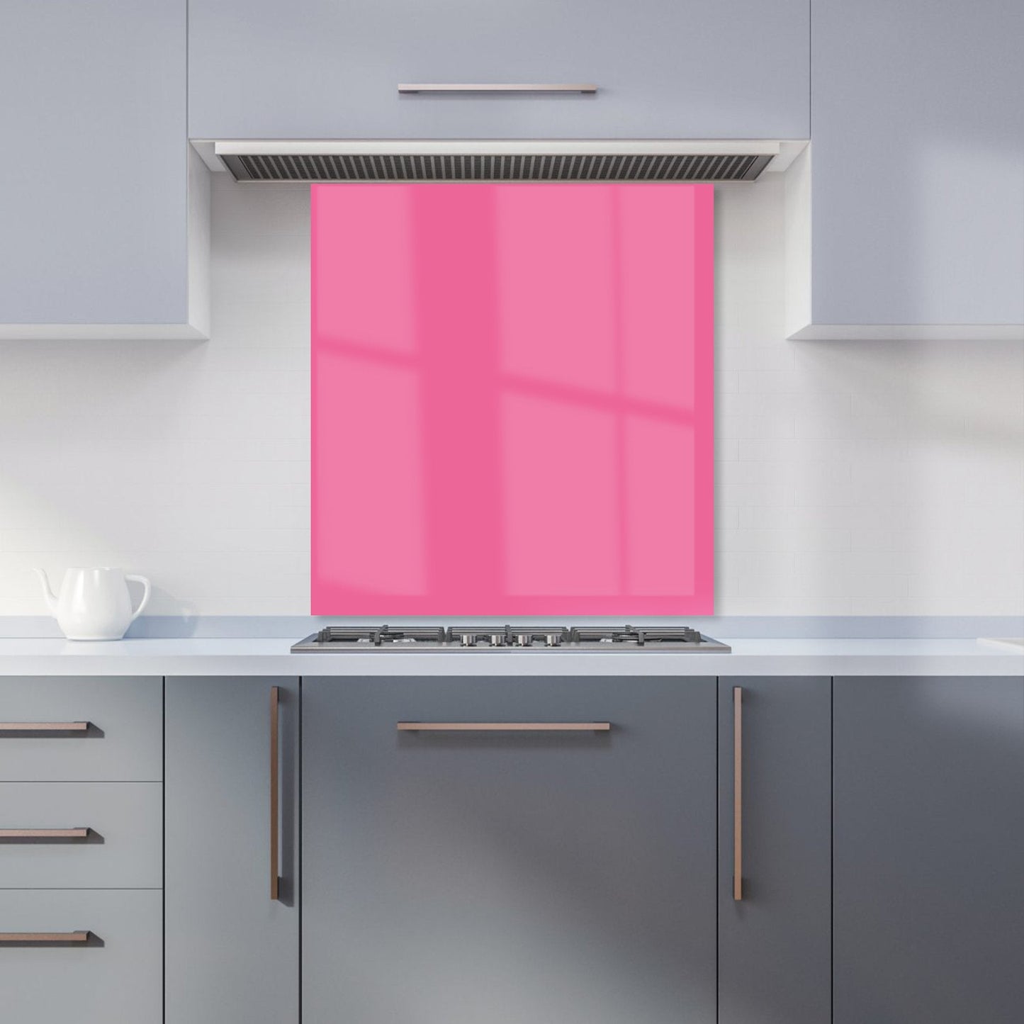 Hot Pink Kitchen Splashback