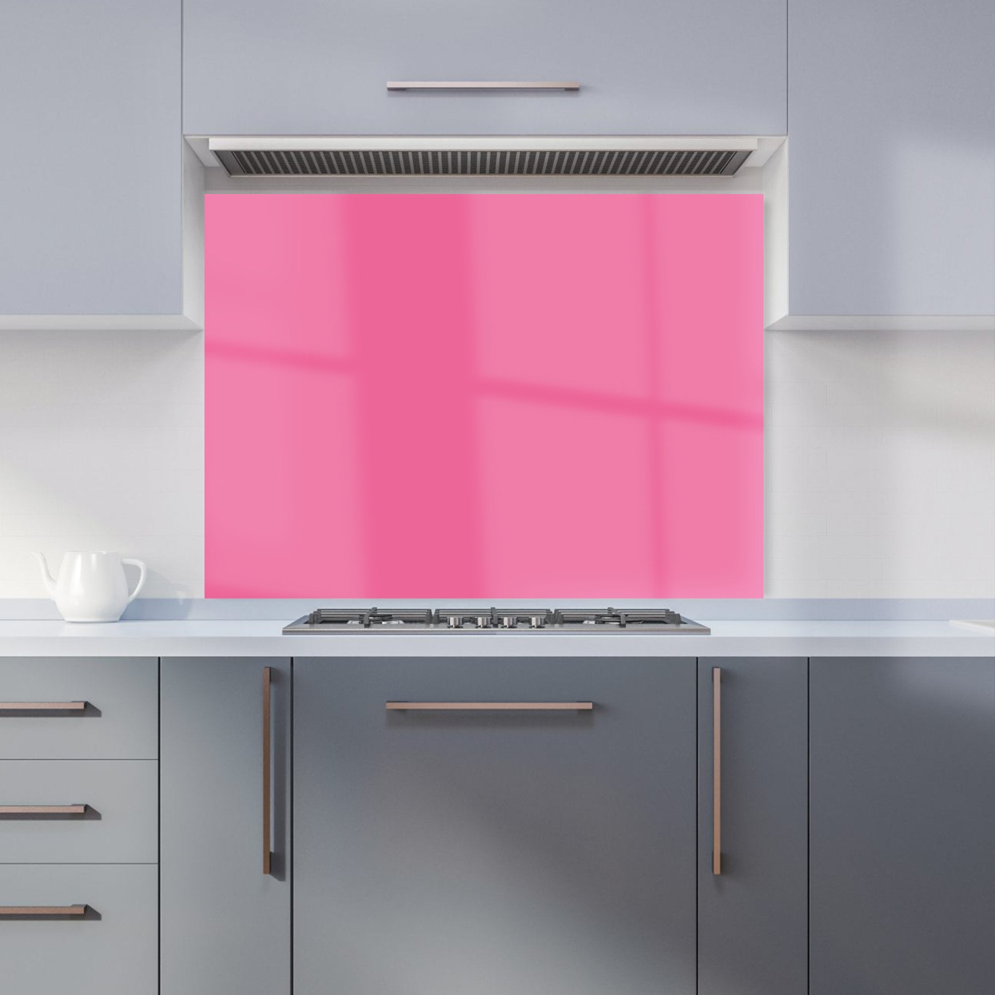 Hot Pink Kitchen Splashback