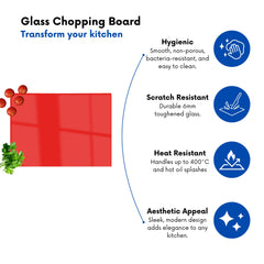 Fire Engine Red Chopping Board