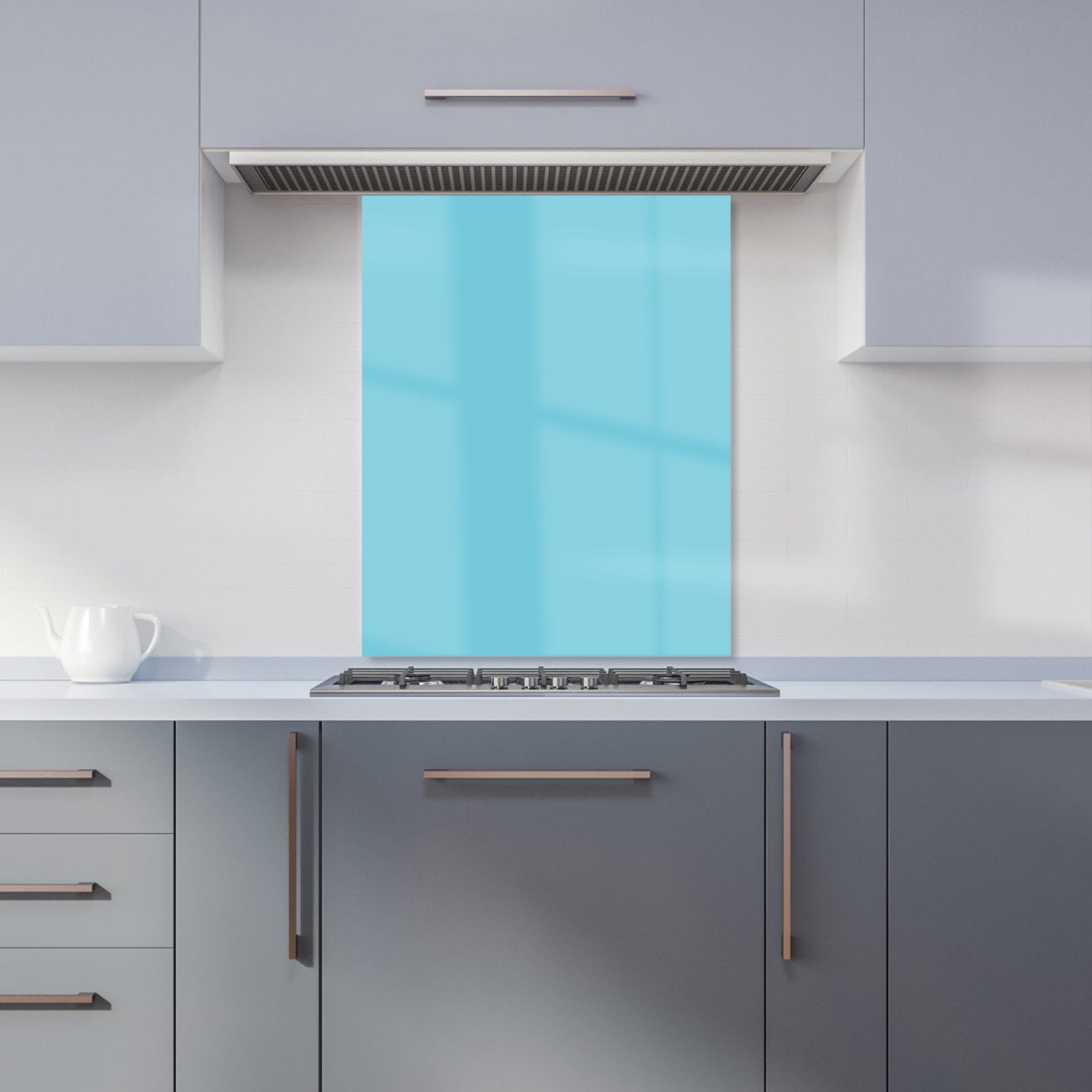 Sky Blue Kitchen Splashback