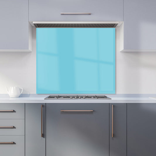 Sky Blue Kitchen Splashback