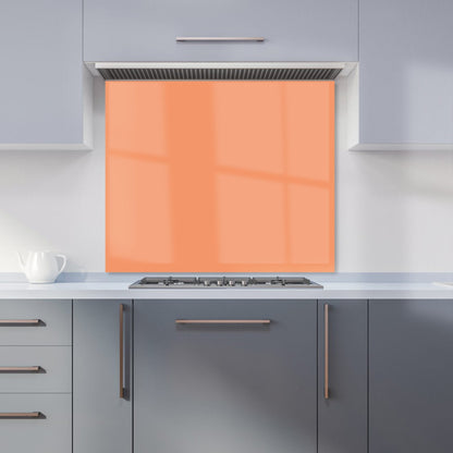 Faded Orange Kitchen Splashback