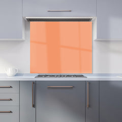 Faded Orange Kitchen Splashback