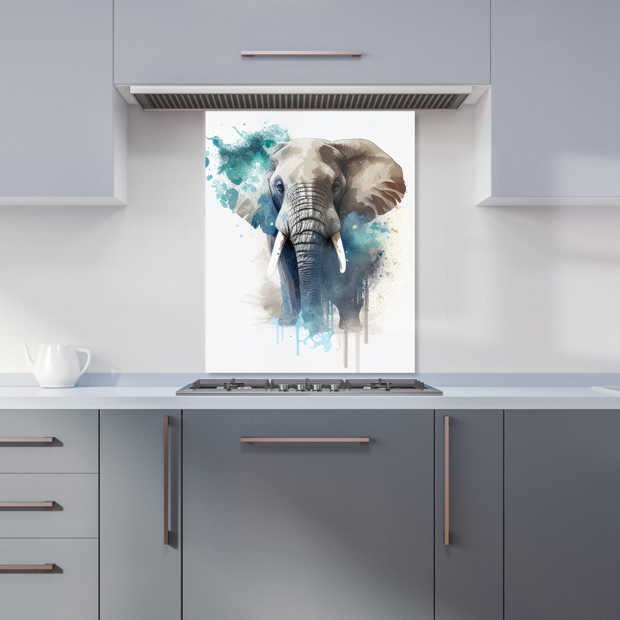 Majestic Elephant Splashart Kitchen Splashback