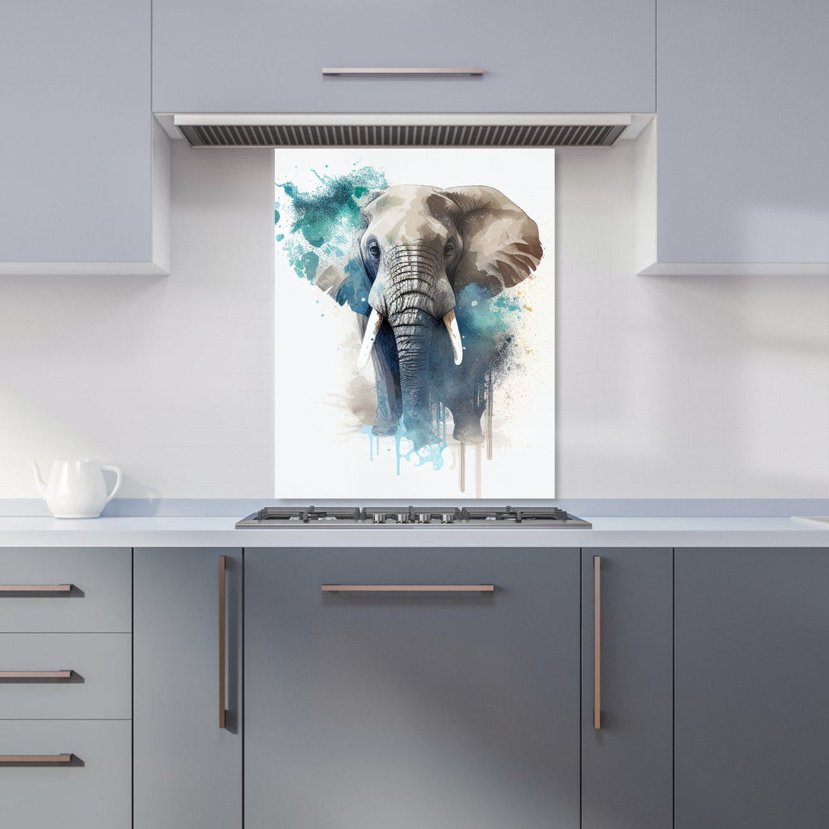 Majestic Elephant Splashart Kitchen Splashback