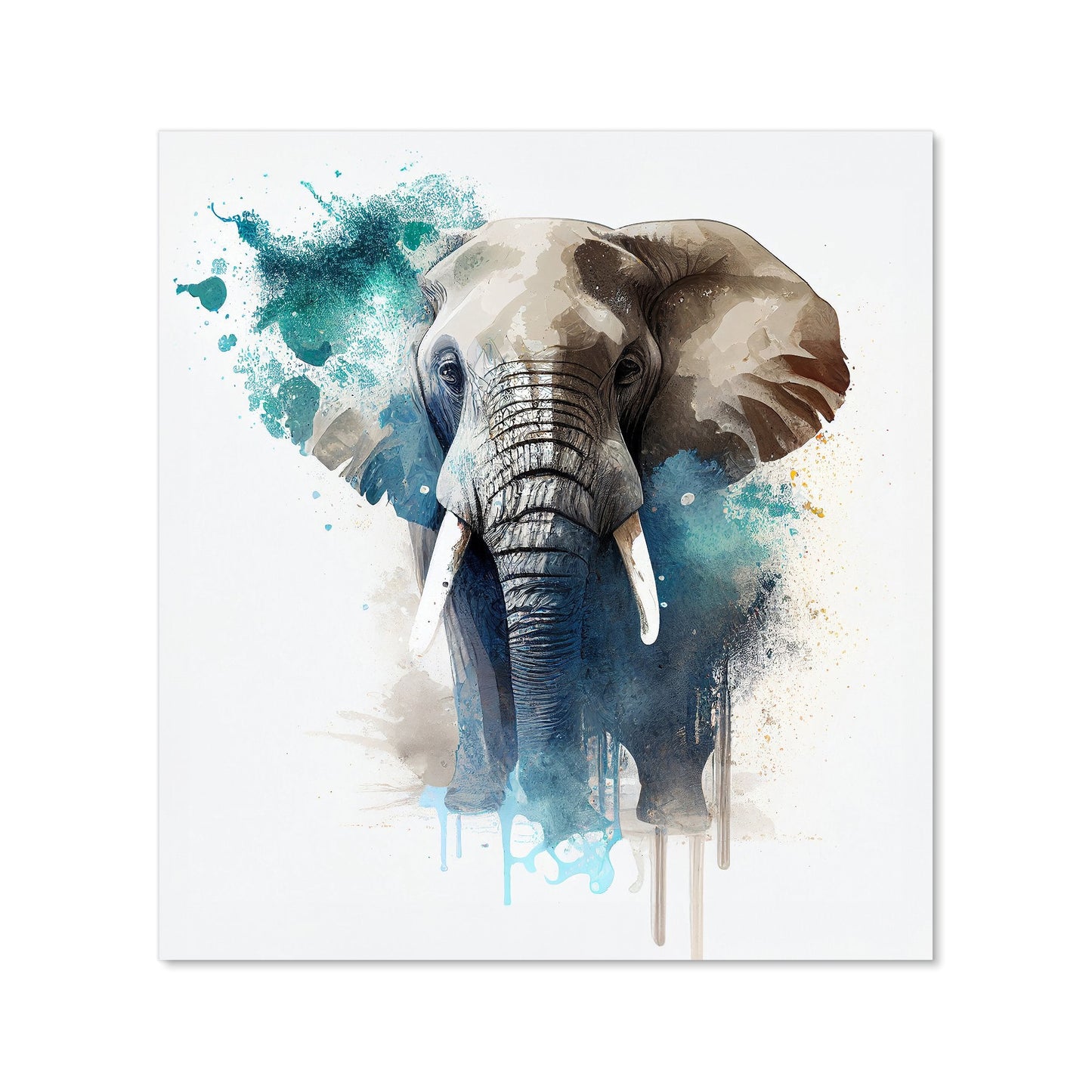 Majestic Elephant Splashart Kitchen Splashback