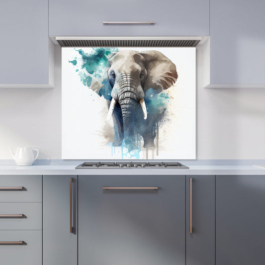 Majestic Elephant Splashart Kitchen Splashback