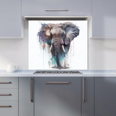 Elephant Splashart Kitchen Splashback