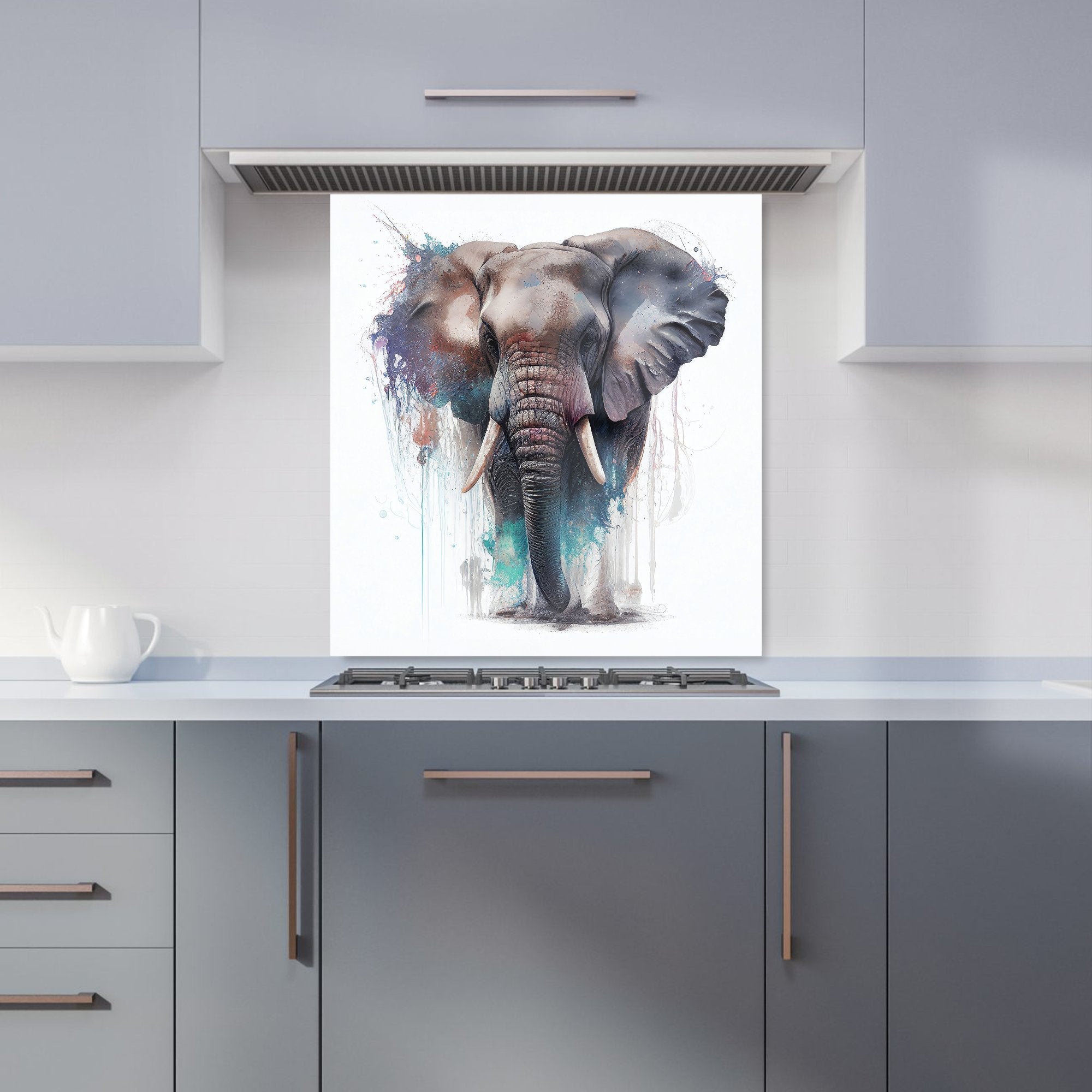 Elephant Splashart Kitchen Splashback