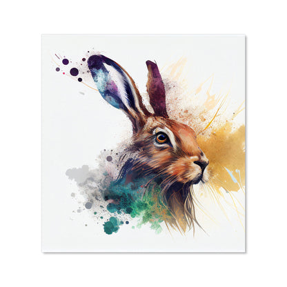 Hare Close Up Splashart Kitchen Splashback