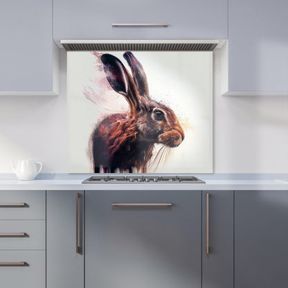 Hare Face Splashart Kitchen Splashback