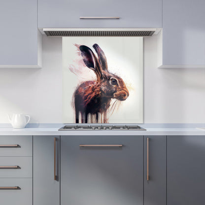 Hare Face Splashart Kitchen Splashback