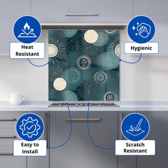 Blue Moon and Sun Kitchen Splashback