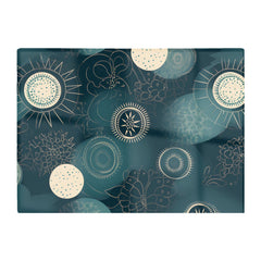 Blue Moon And Sun Glass Chopping Board