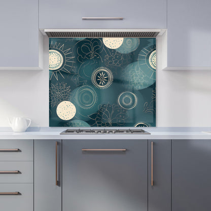 Blue Moon and Sun Kitchen Splashback