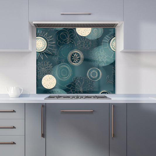 Blue Moon and Sun Kitchen Splashback