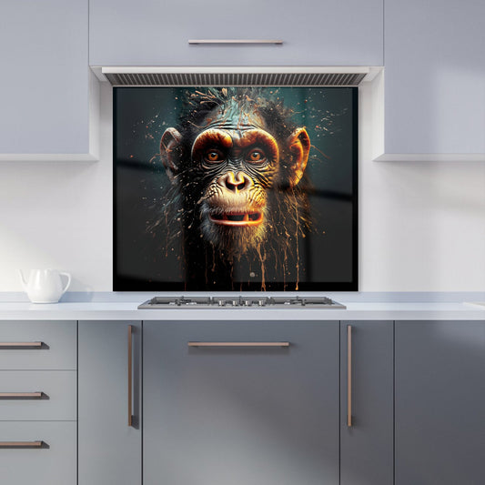 Splashart Monkey Face Kitchen Splashback