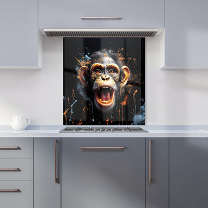 Monkey Face Splashart Kitchen Splashback