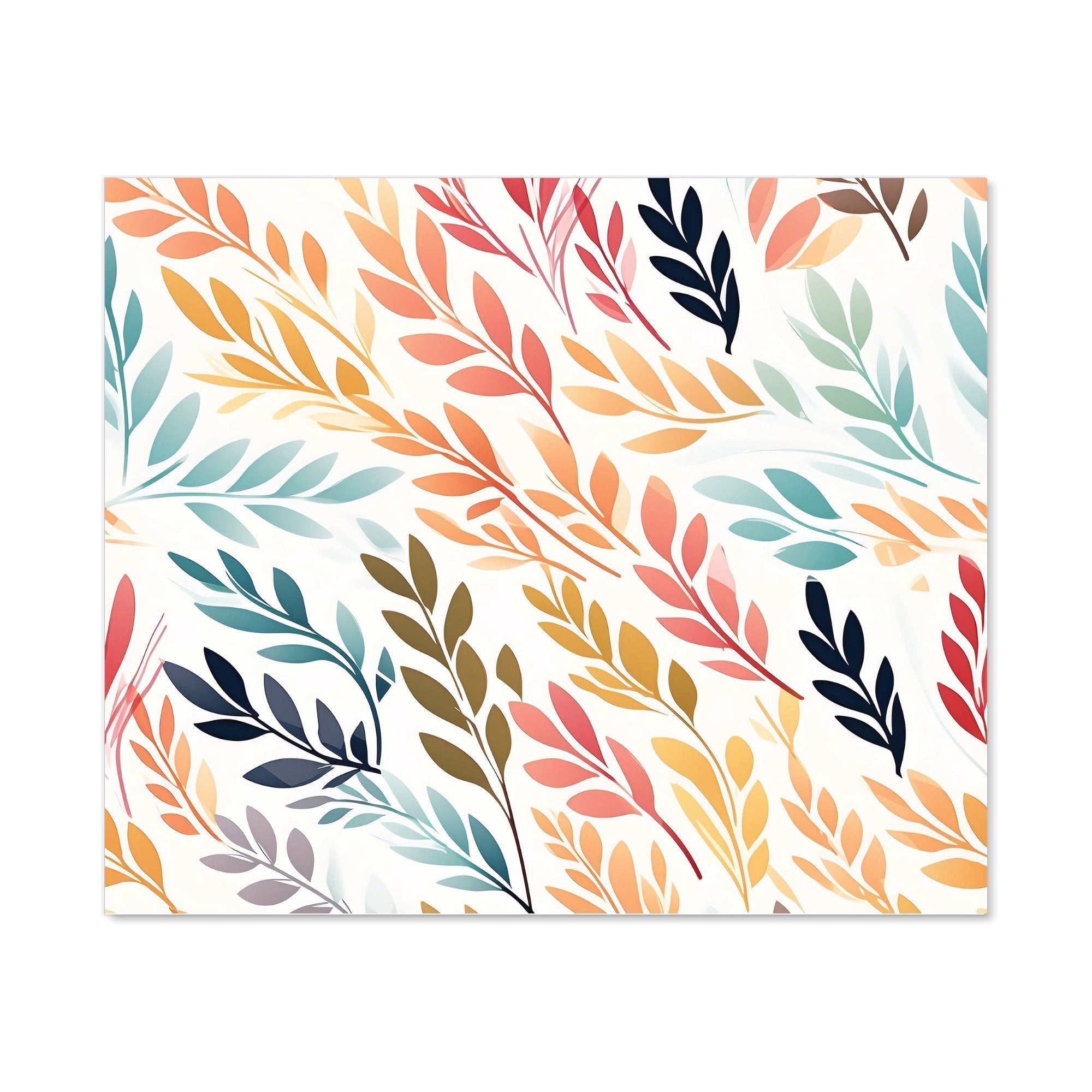 Colouful Sping Leaves Kitchen Splashback