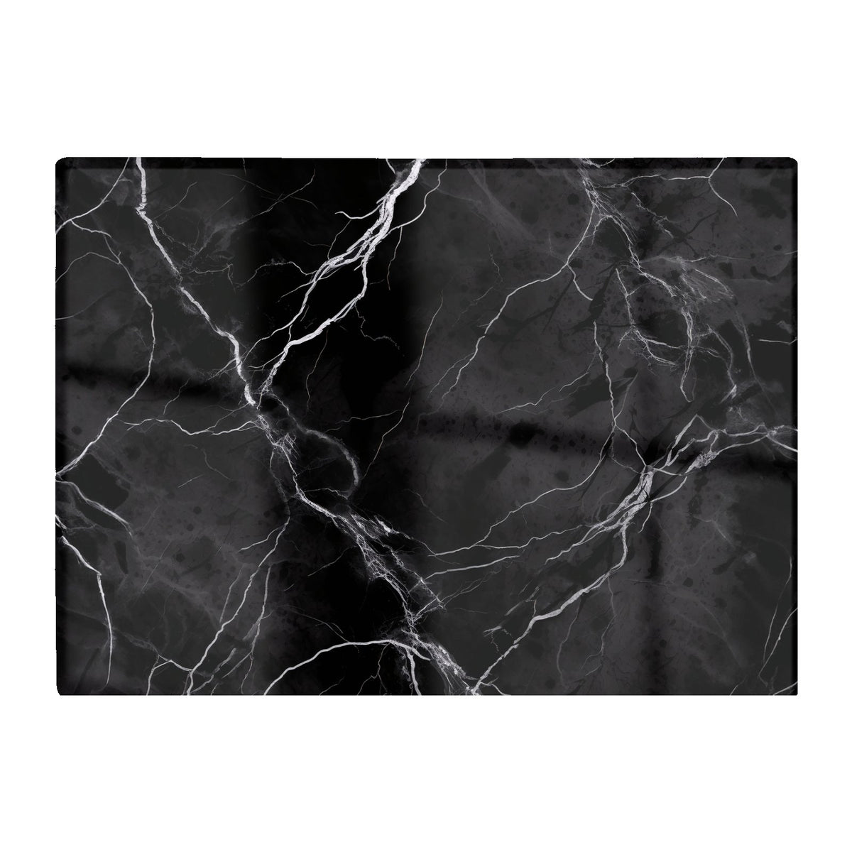 Black Marble Pattern Glass Chopping Board