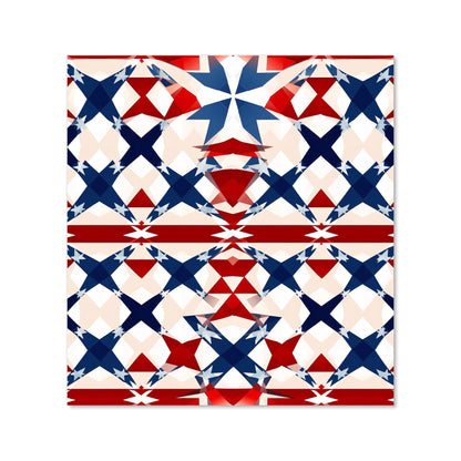 American Flag Abstract Pattern Kitchen Splashback