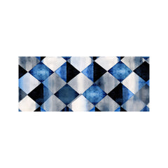 Square Checkered Pattern Glass Bathroom Splashback