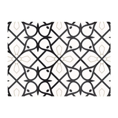 Arabic Style Pattern Glass Chopping Board