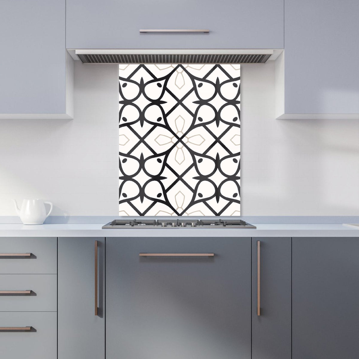 Arabic Style Pattern Kitchen Splashback
