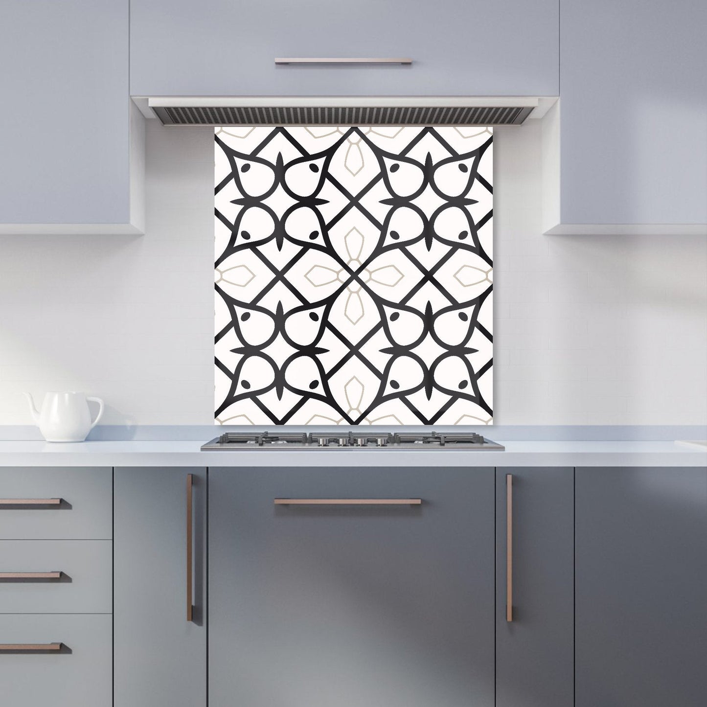 Arabic Style Pattern Kitchen Splashback