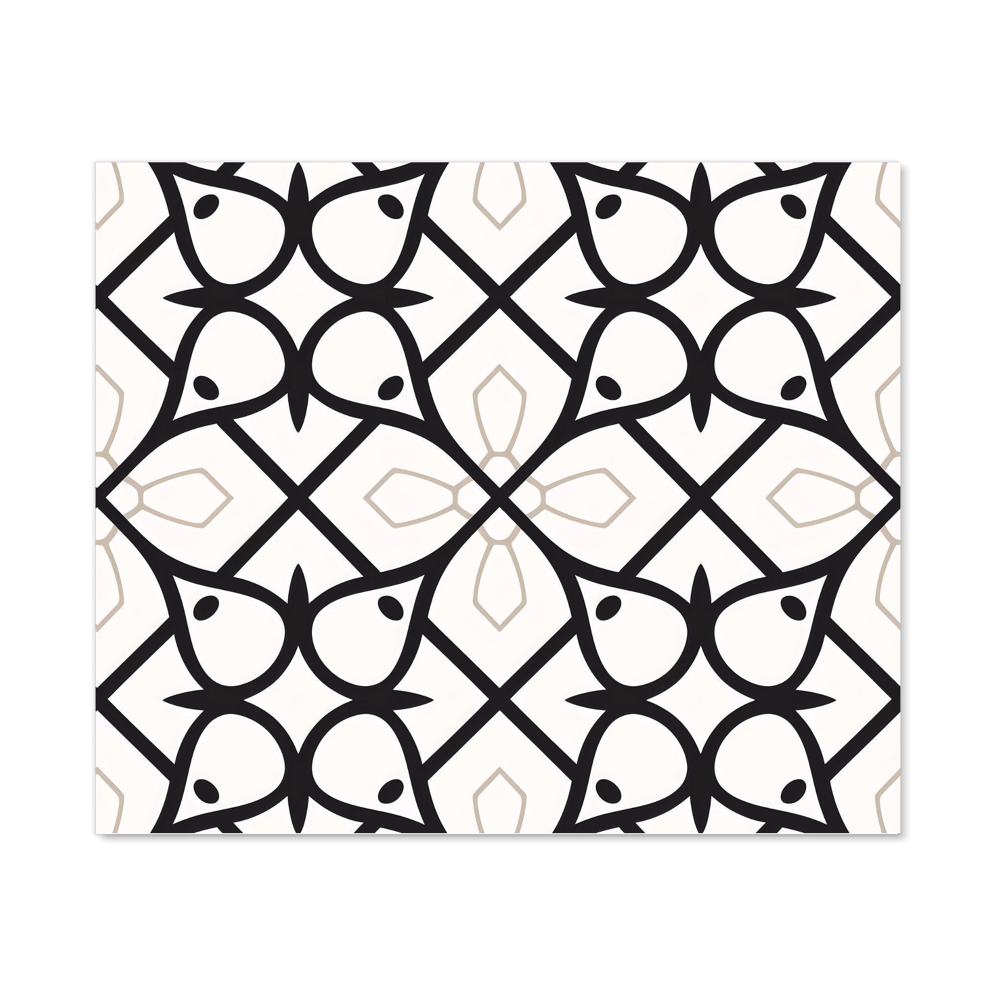 Arabic Style Pattern Kitchen Splashback