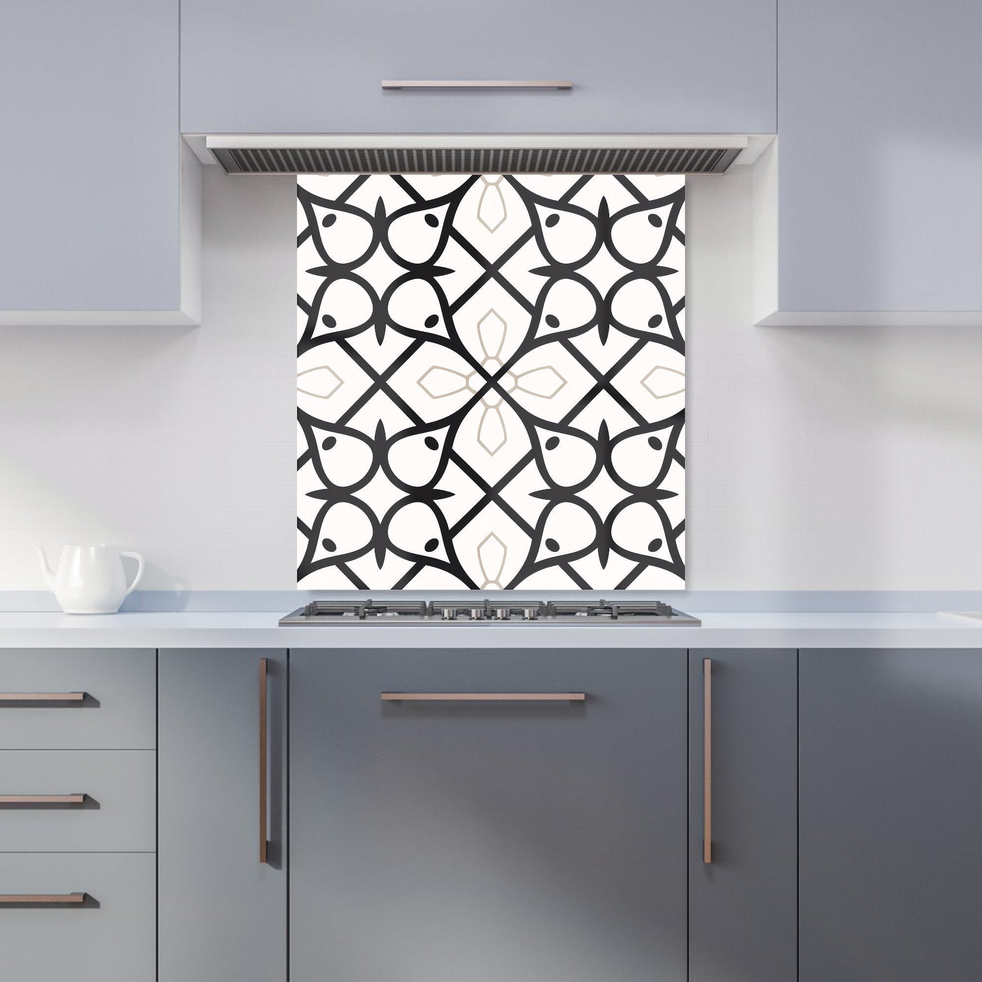 Arabic Style Pattern Kitchen Splashback