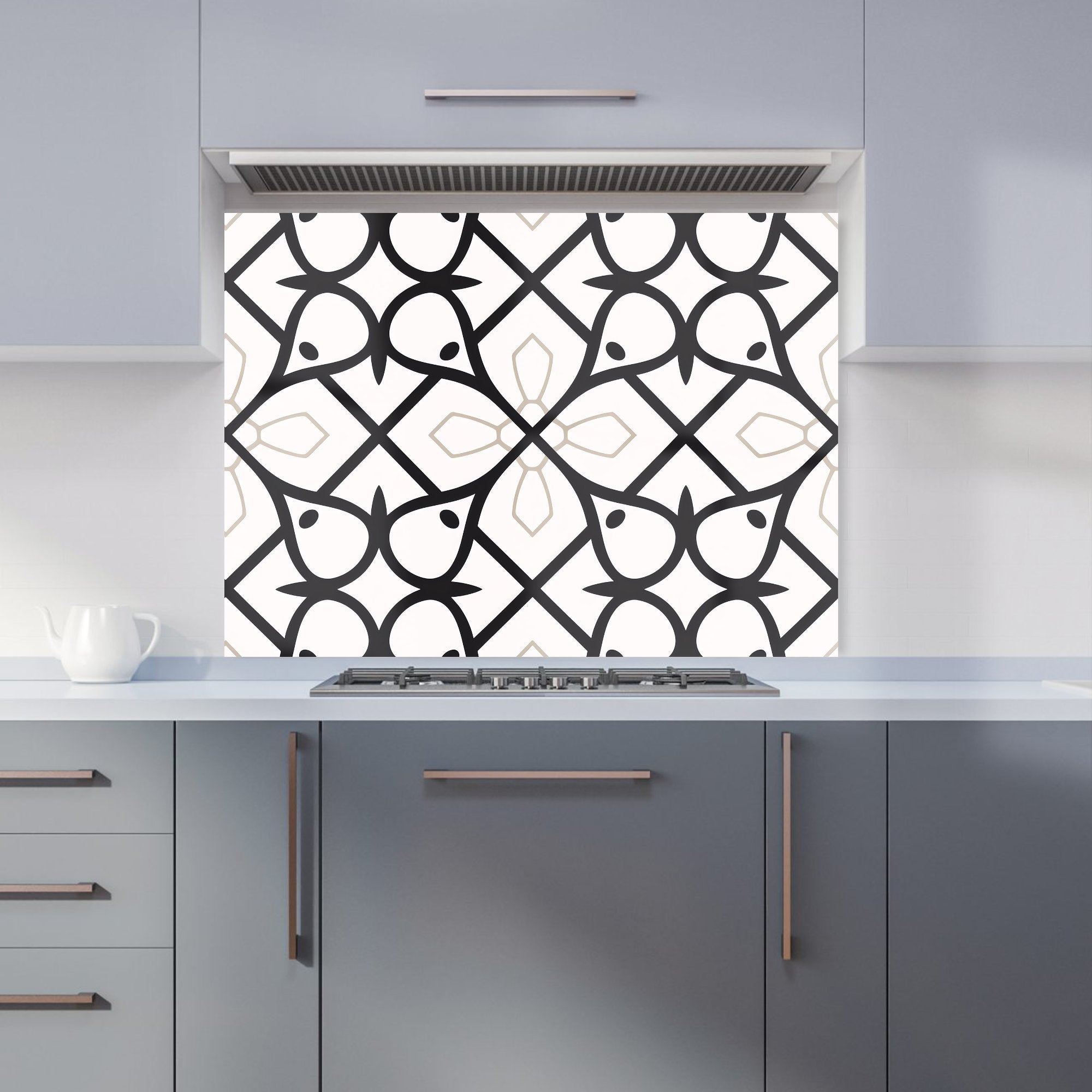 Arabic Style Pattern Kitchen Splashback