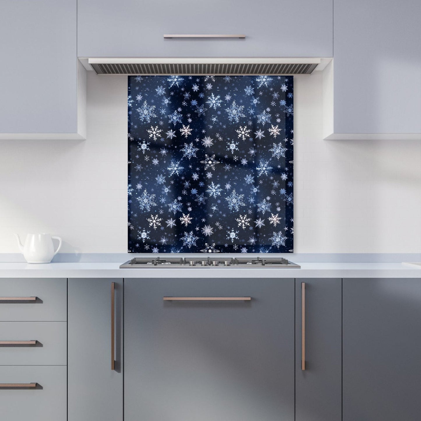 Dreamy And Magical Snowflake Kitchen Splashback